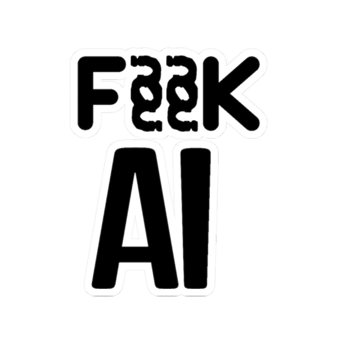 F@@KAI Font Kiss-Cut Sticker