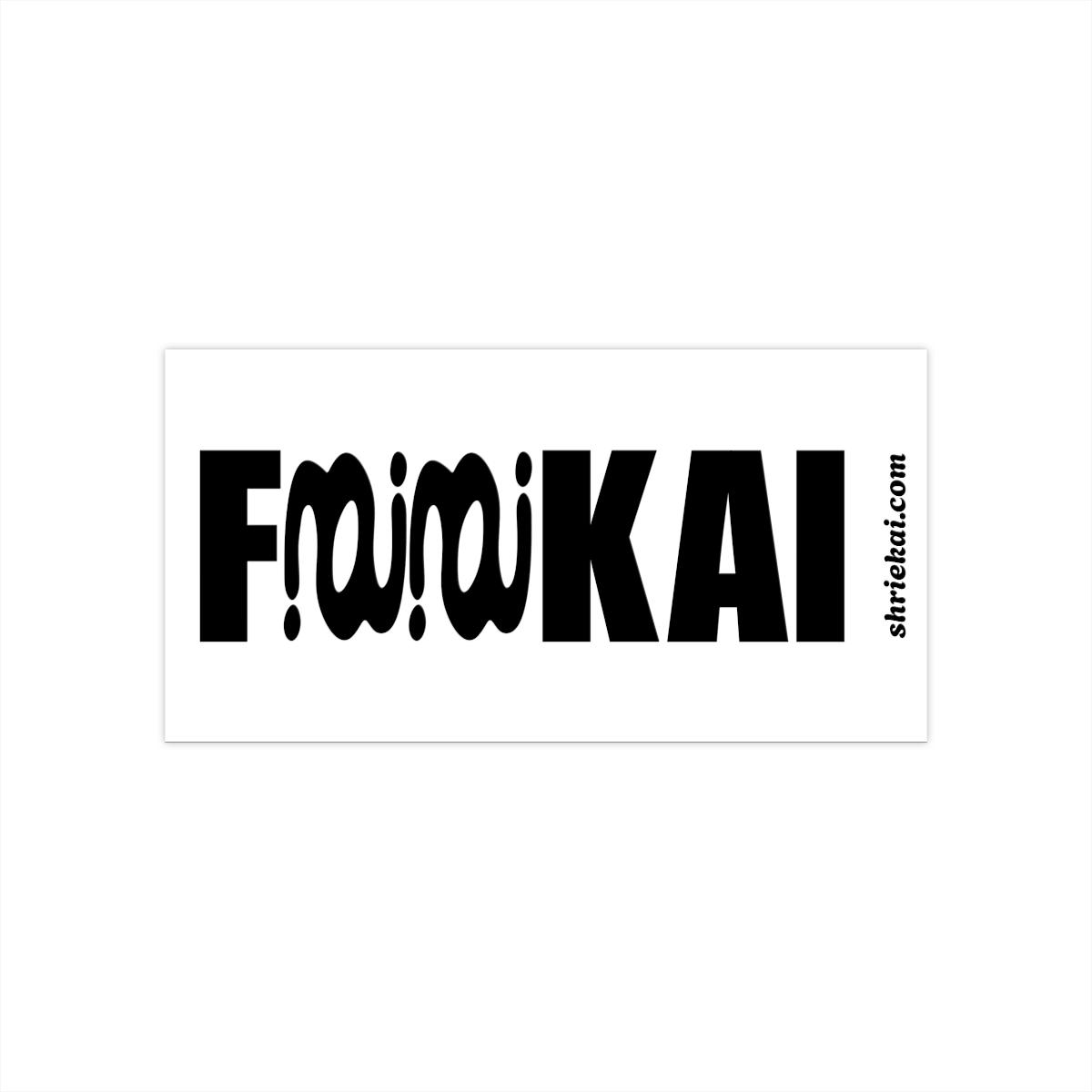 F@@KAI Graphic Bumper Sticker