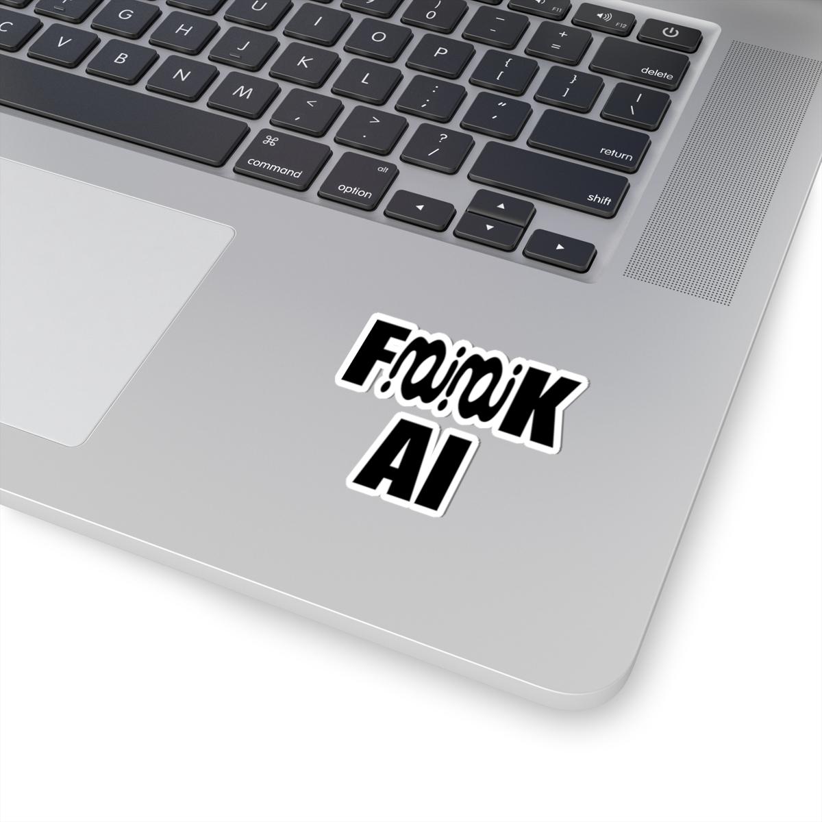 F@@KAI Graphic sticker on laptop
